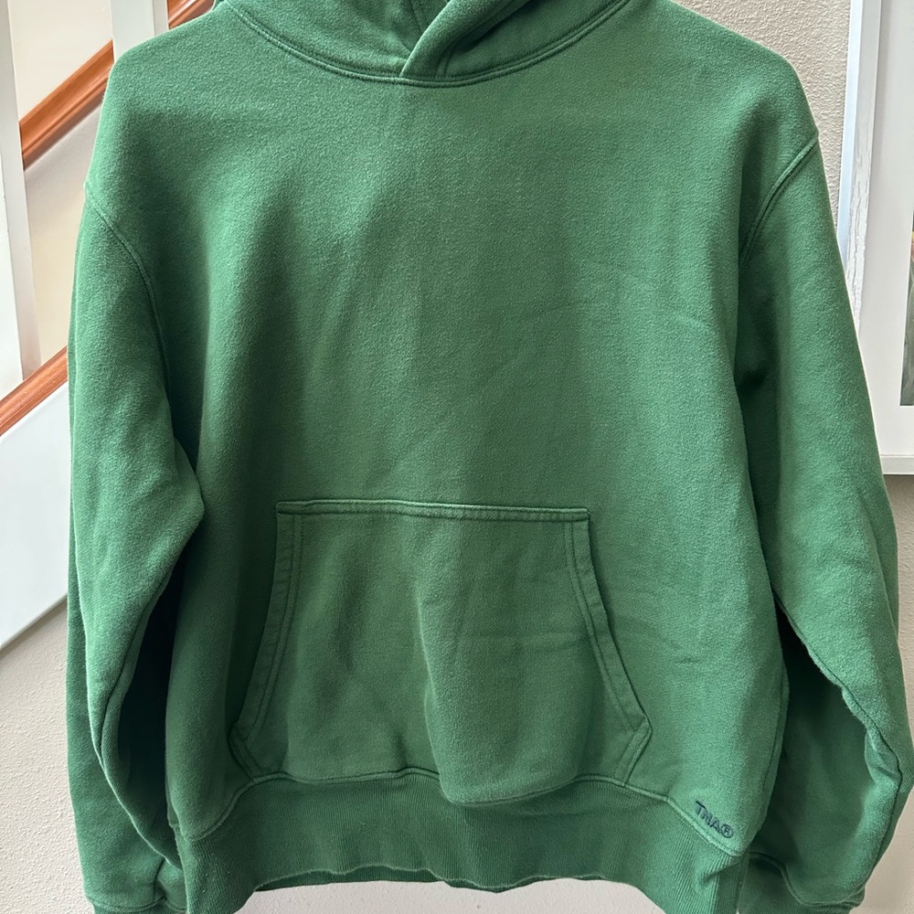 TNA Sweatfleece Forest Green Women's Hoodie Sweater in Small